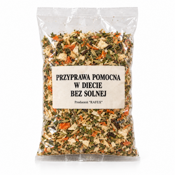 Przyprawa pomocna w diecie bez solnej Rafex