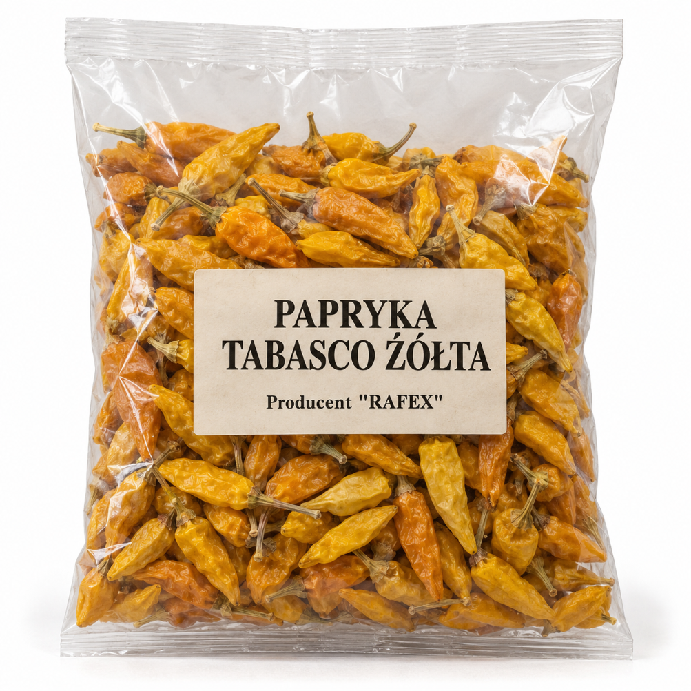 Żółta papryka Tabasco Papryka tabasco żółta 20g Rafex - obrazek 1